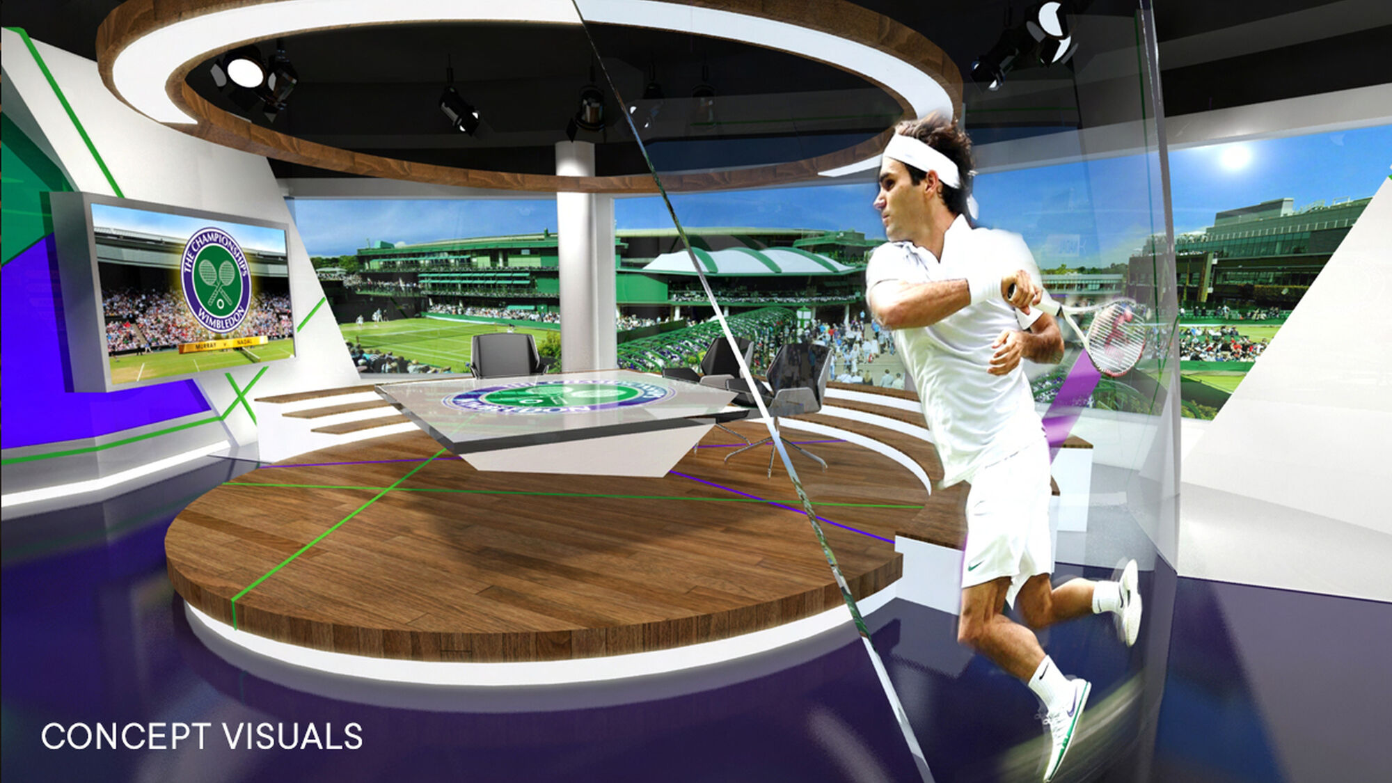 BBC Wimbledon Augmented Reality Design Jago Design